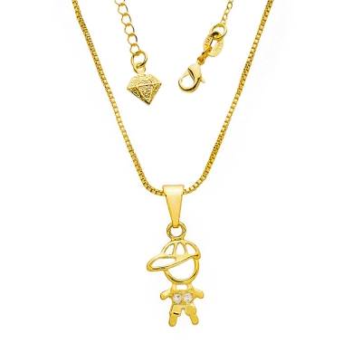 Brinco argola folheado a ouro com zircônias